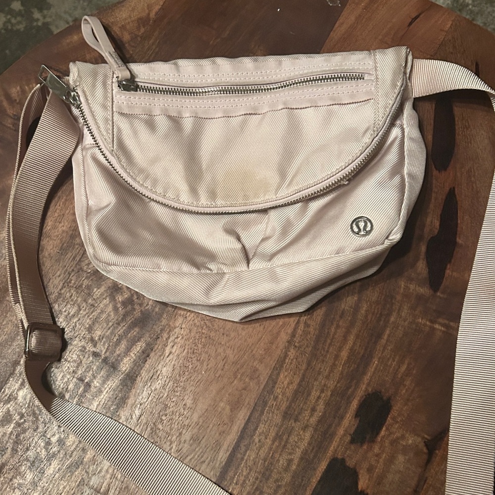 Lululemon Athletica Light Pink Crossbody Bag